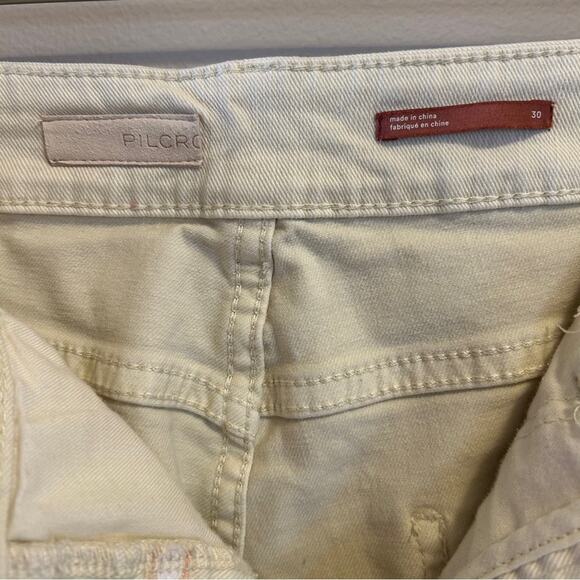 Anthropologie Pilcro Cream Bootcut Jeans - Picture 4 of 10